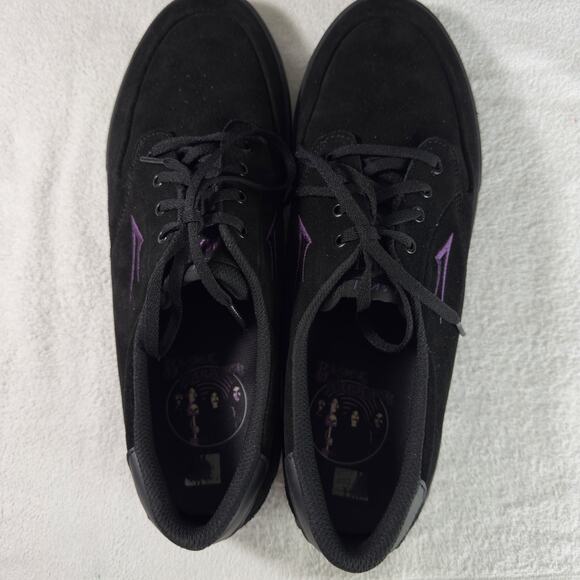 Lakai x Black Sabbath Riley III Black Suede Skate Shoes Mens Size 14 NEW - Picture 7 of 14